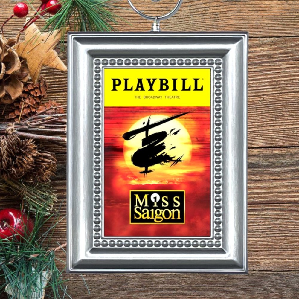 Miss Saigon Broadway Musical Playbill Christmas Tree Ornament